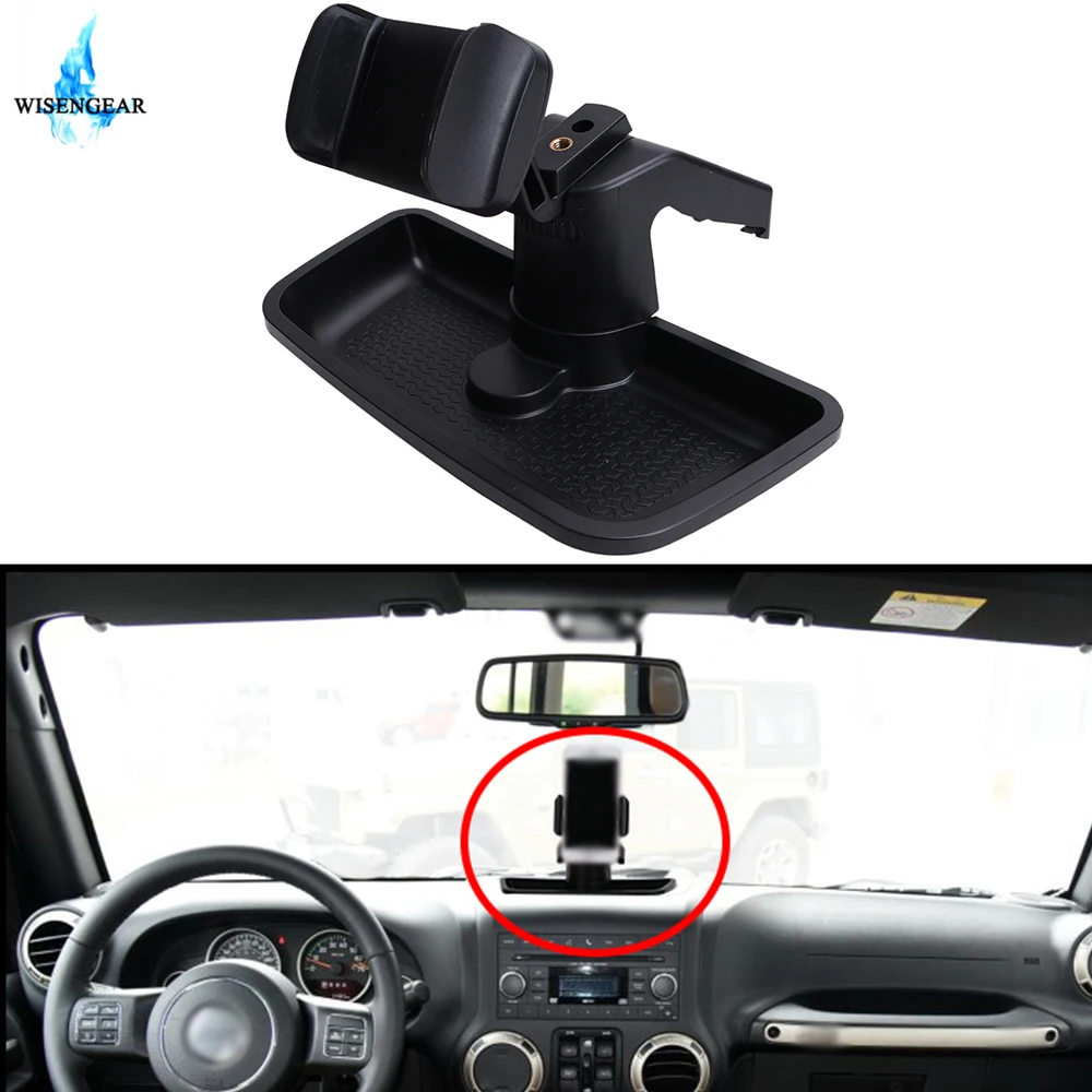 Cell Mobile Phone Multi Mount Holder 360° Dash Bracket For Jeep Wrangler JK 2012-2016 Car Interior Storage Accessories | Автомобили и
