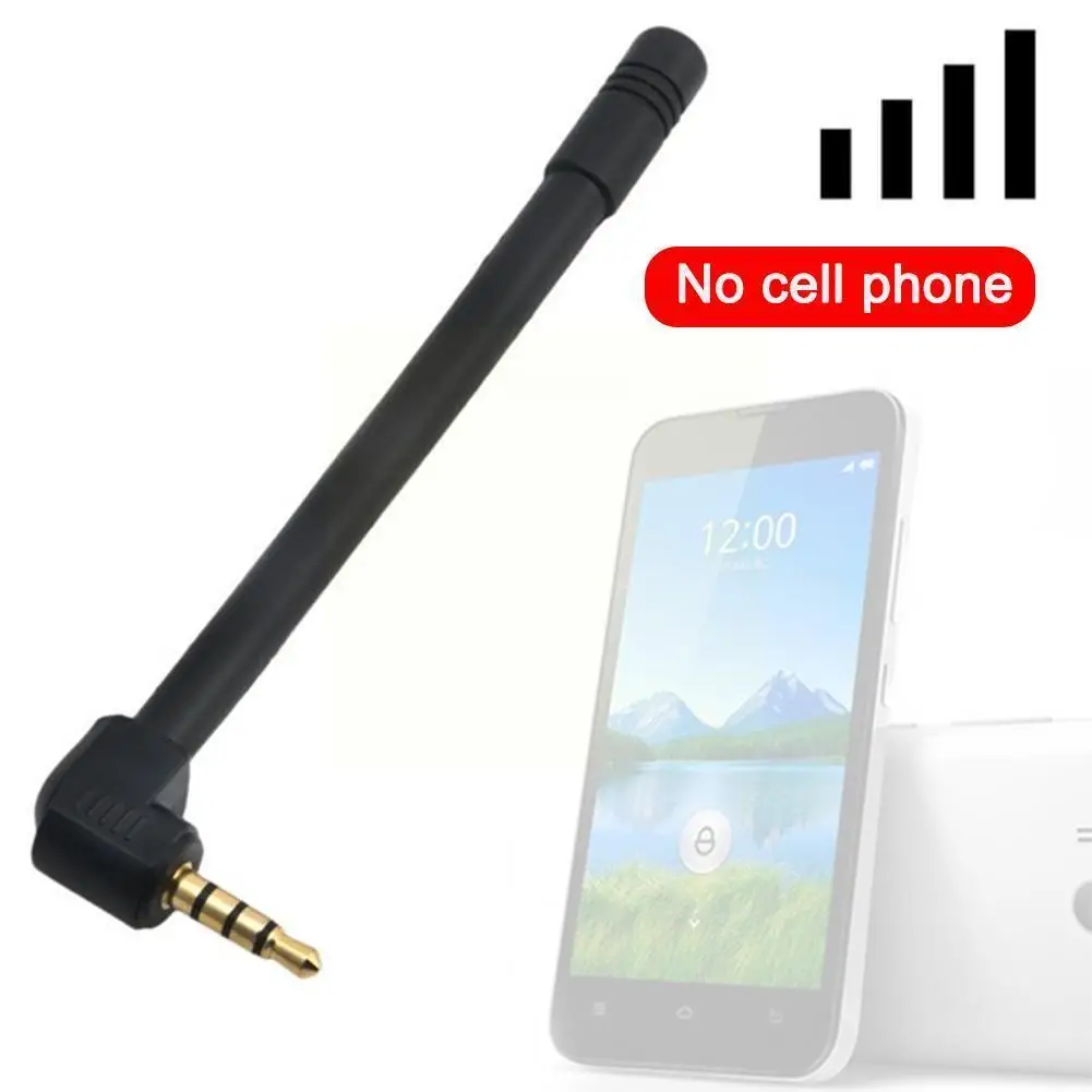 

2dbi Phone Universal Signal Booster External Wireless Antenna Jack 2.5mm Radio Fm 3.5mm Professional Antenna External V7b4