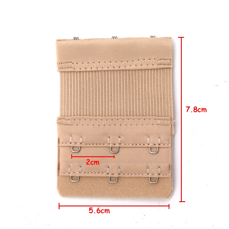 

3/4/5pcs Bra Extenders Strap Extension 3 Hooks 2 Rows Women Intimates Lengthened Bra Hook Extenders Bra Accessories for Women