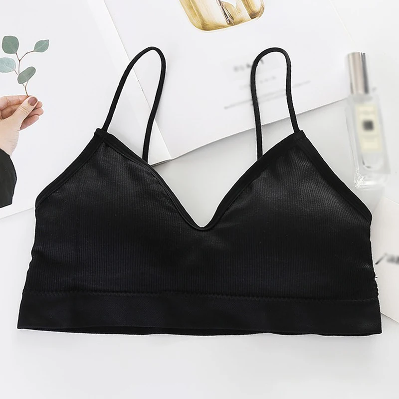 

Women Sports Bras Seamless Wireless Padded Gym Running Bras Ladies Solid Breathable Tube Top Underwear нижнее белье женское