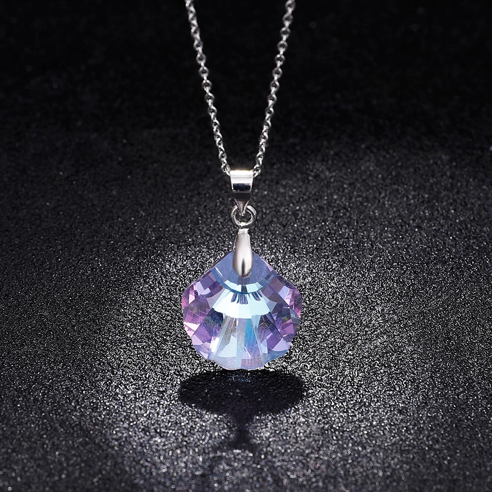 Женское Ожерелье чокер с кристаллами разноцветное асимметричное ожерелье для