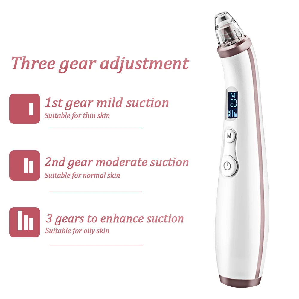 

Blackhead Remover Vacuum Face Skin Care Tools Deep Facial Cleansing T Zone Pore Acne Black Spots Pimple Removal Skin Care