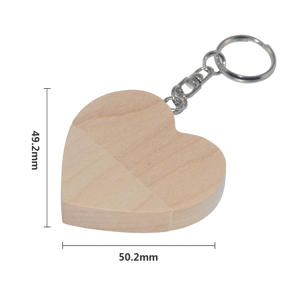 Грецкий Орех Деревянный Любовь Сердце USB + коробка флэш накопитель 2 0 Флешка 4 ГБ 32