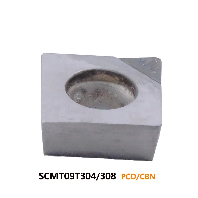 1 шт. SCMT09T304 SCMT09T308 SCGW09T304 SCGW09T308 PCD CBN вставка высокая твердость SCMT SCGW алмазное лезвие