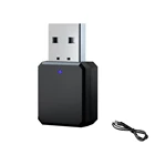 Bluetooth 5,1 аудио адаптер USB 3,5 мм беспроводной аудио приемник Двойной выход Bluetooth приемник со встроенным микрофоном