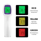 Цифровой инфракрасный термометр, Бесконтактный медицинский термометр для измерения температуры тела у детей и взрослых, с ЖК дисплеем