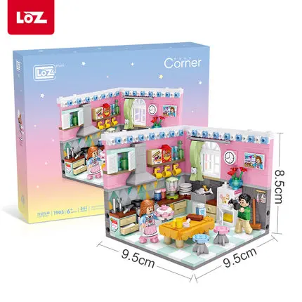 Строительные блоки LOZ toys Diamond всемирно известные фигуры строительные кирпичи