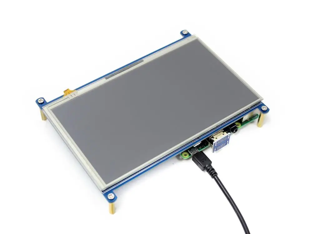 7 дюймовый ЖК дисплей Waveshare с HDMI резистивный сенсорный экран 1024*600 интерфейс