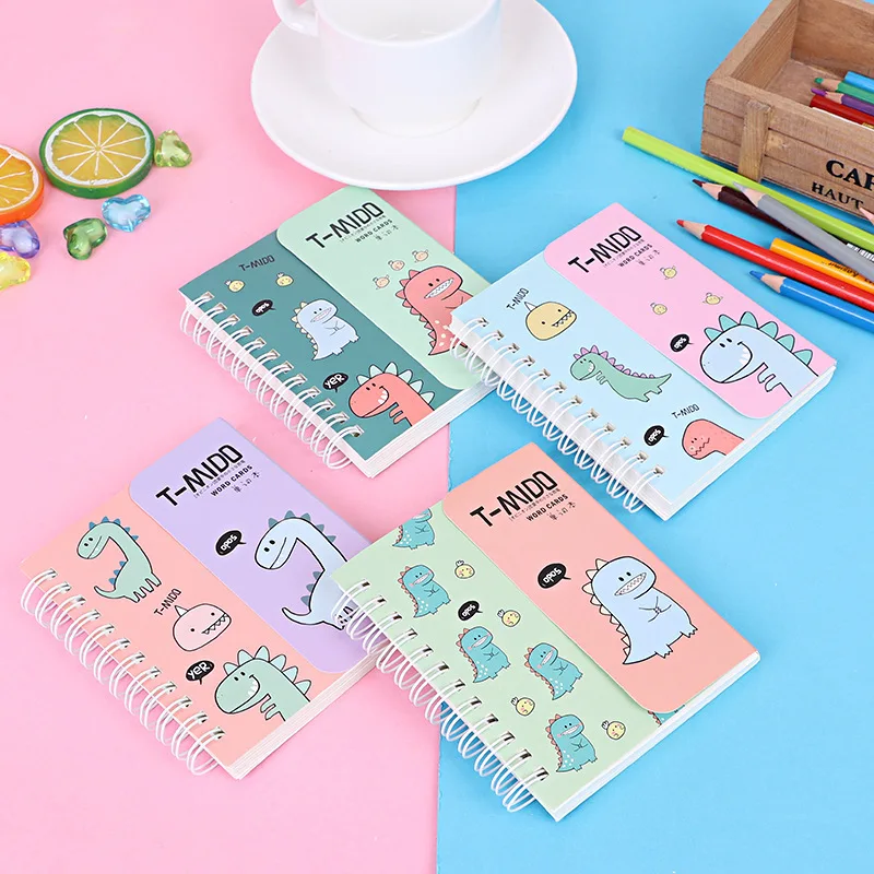 

Cartoon Foreign Language Learning Coil Book Vocabulary Portable Pocket Notebook Diary Notepad School office supplies stationery