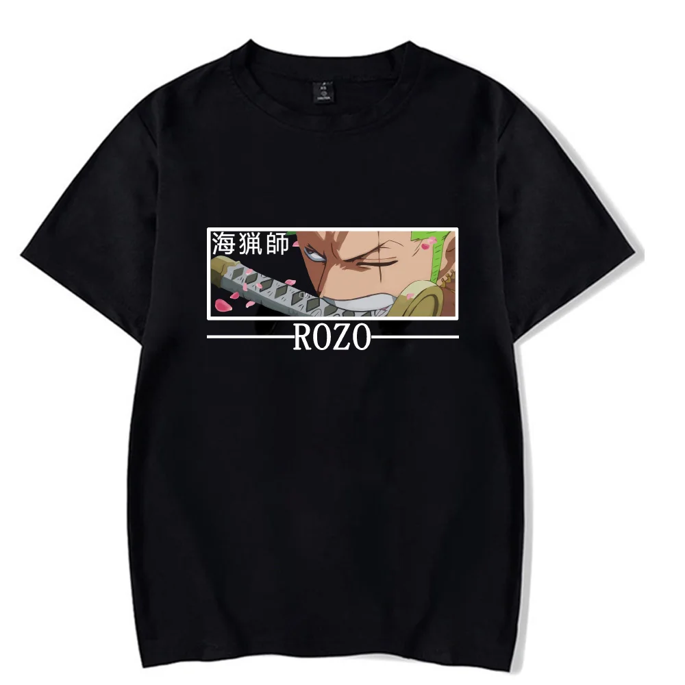 

Аниме One Piece модная повседневная свободная футболка Uniex с коротким рукавом и круглым вырезом