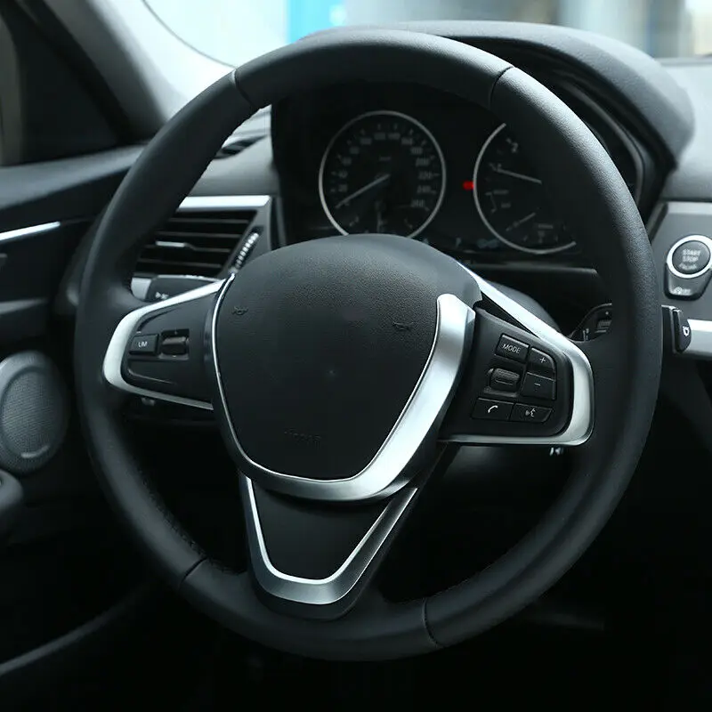 Декоративная накладка на руль для BMW X1 F48 2016-17 1 серии F52 2017 хромированная |
