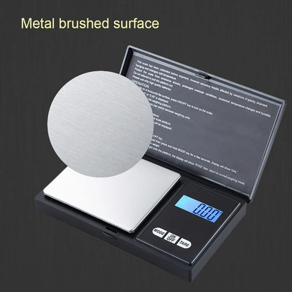 

50g x 0.01g Mini Digital Scale Jewelry Gold Herb Balance Weight Gram LCD Pocket