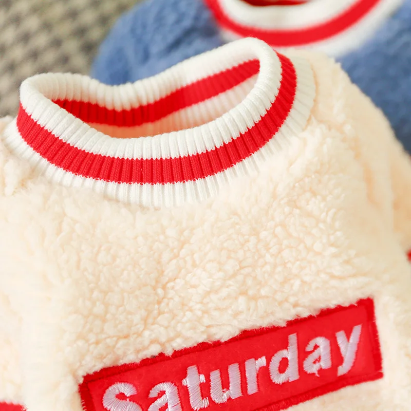 Теплая одежда для собак зимняя чихуахуа костюм из овечьей шерсти кашемировый