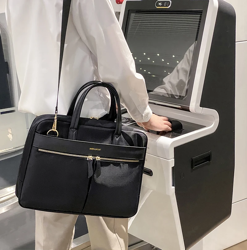 

Fashion Women's Laptop Briefcase Business Document Organizer forInch Laptop Shoulder Bags Business Office Ladies
