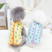 s 2xl autumn winter printed cotton vest warm breathable dog jacket clothes puppy outfit pet cat coat fashion clothes small dog