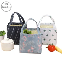 fresh insulation lunch bag for women student kid thermal insulated oxford picnic food cooler box tote storage ice bags