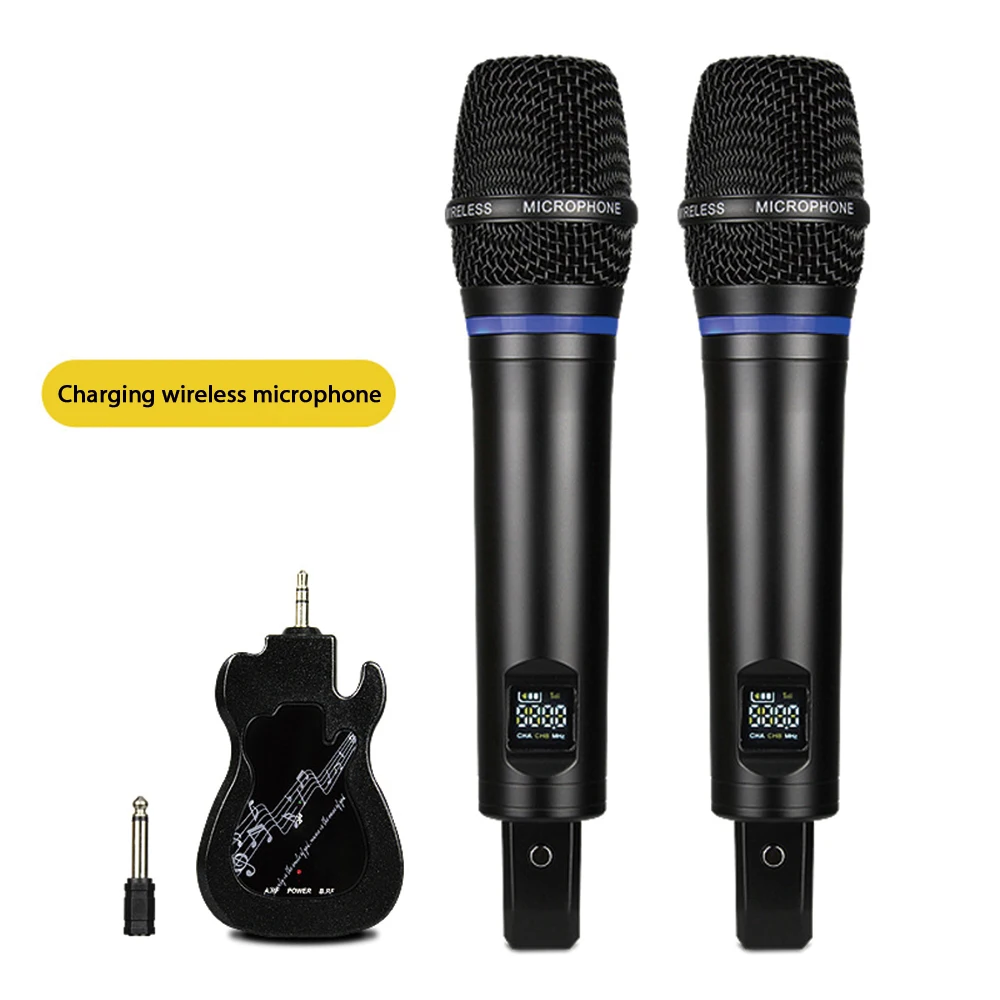 

Wireless Microphone Universal Bluetooth-Compatible 4.2 Mic Plug and Play U-segment Adjustable for Karaoke Meeting Show Studio