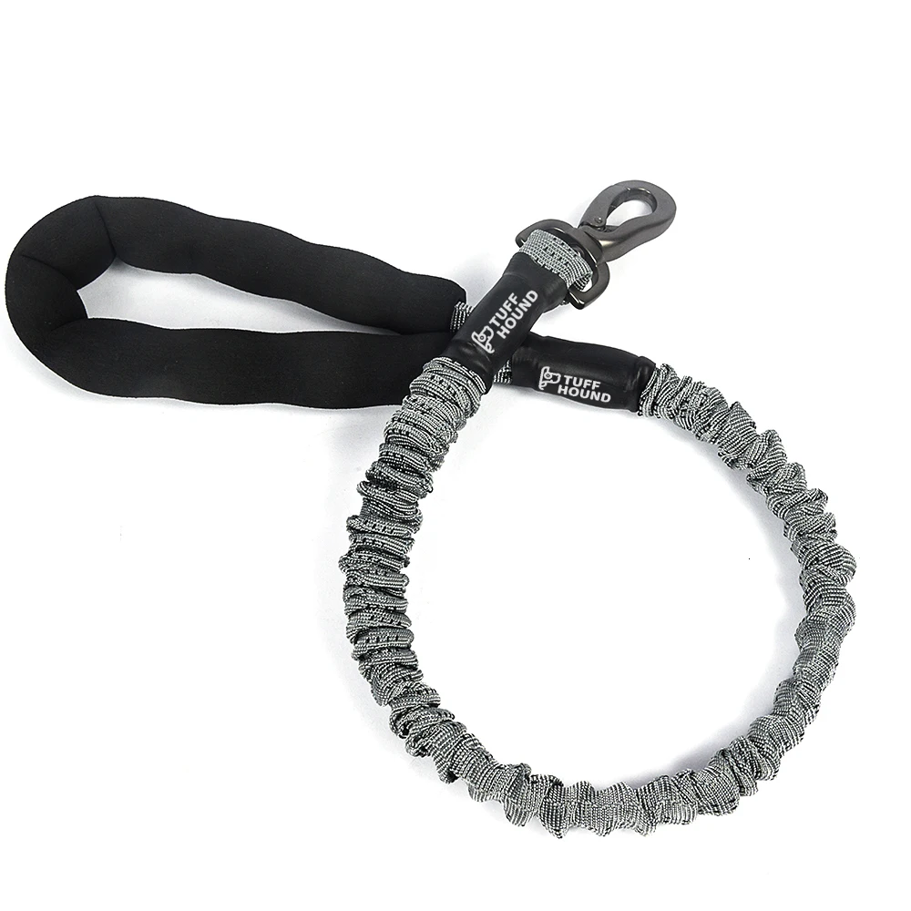 TUFF HOUND поводок для собак из нейлона, Высокоэластичный поводок для маленьких и больших собак, мягкий пояс, безопасный для питомцев