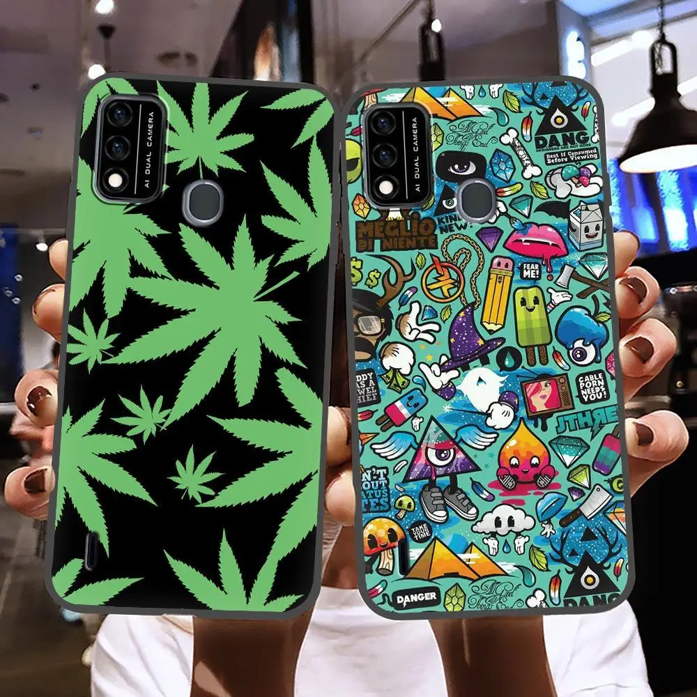 Блестящий Мягкий чехол для телефона Itel A48 женщин красивый модный новый