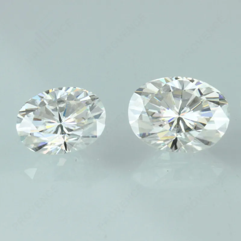 Горячая Распродажа лабораторный Выращенный Муассанит 0 3 карат 3x5 мм овальная