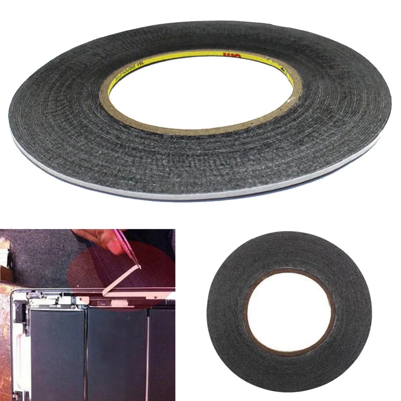 2 мм Двусторонняя клейкая прорезиненная лента для мобильного телефона ЖК экран