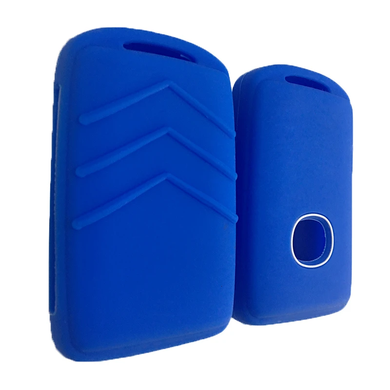 blue 1pc Силиконовый чехол для ключей, чехол для Mazda 3 Alexa 3, Новое поступление, седан, хэтчбек, пульт дистанционного управления, крышка для ключей, держатель, оболочка - Название цвета: blue 1pc