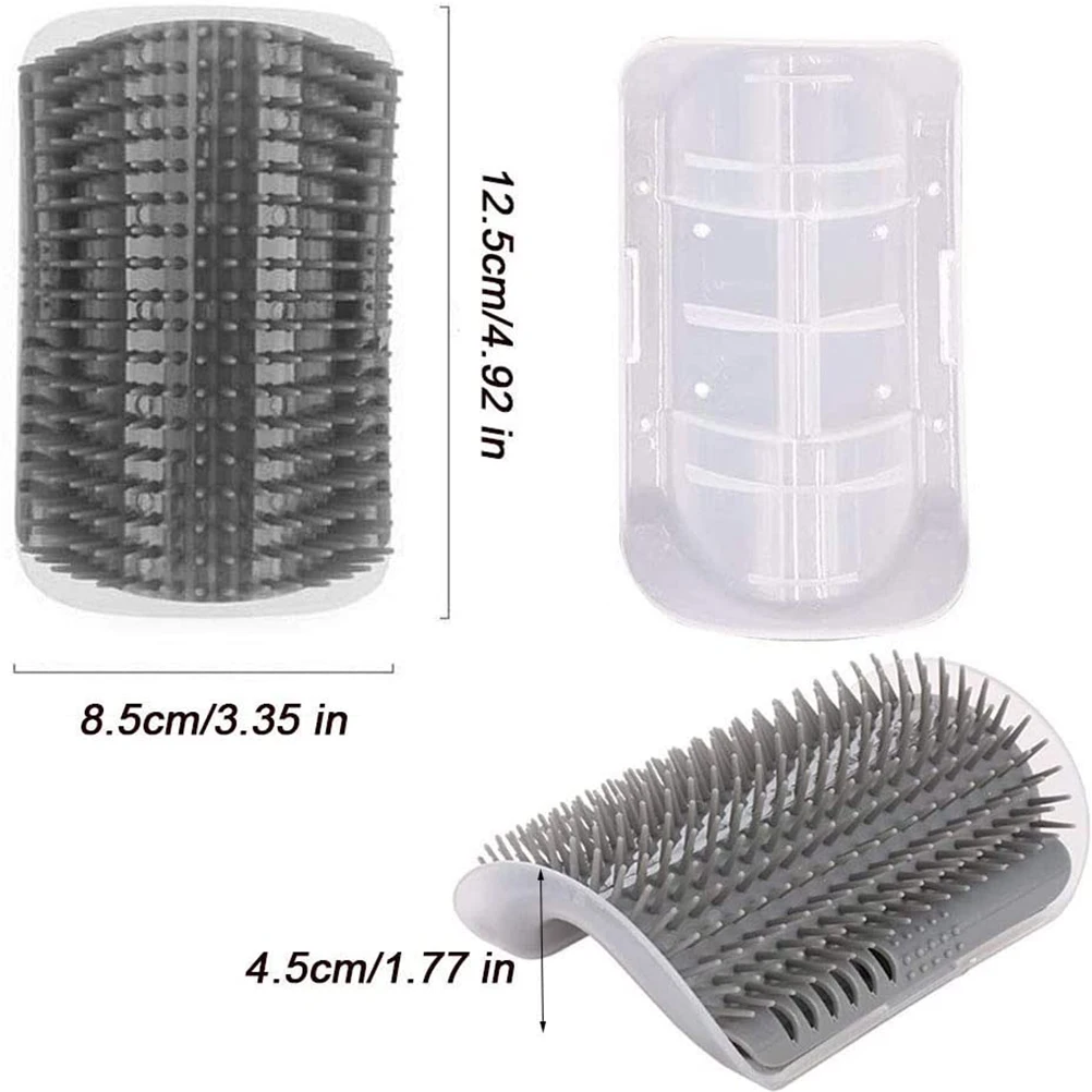 

3PCS Cat Corner Massage Brush Wall Corner Massager Tool Safety Pet Grooming Brush for Pets Poodle Pet Supplies