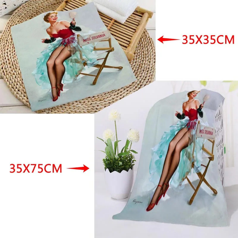 Квадратное полотенце с принтом на заказ абсорбирующее быстросохнущее из