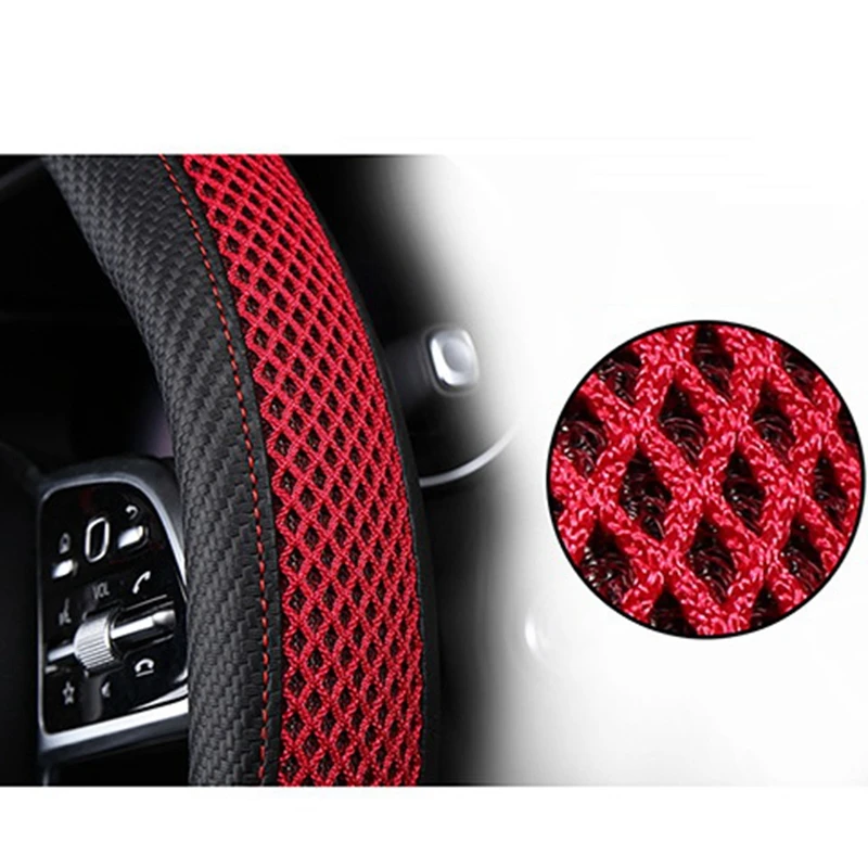 

Car Interior Universal 38cm 15Inch Non-Slip Steering Wheel Cover Cars Steering Wheel Protector
