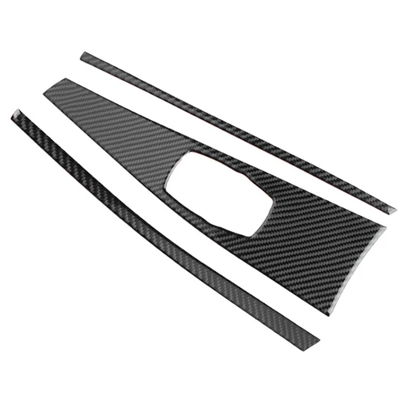 Автомобильные аксессуары внутренняя Мультимедийная панель из углеродного