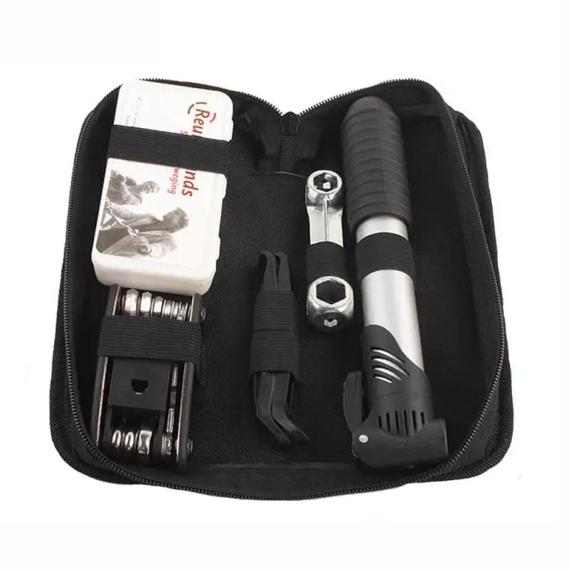 Ремонтное оборудование для велосипеда набор инструментов ремонта с насосом