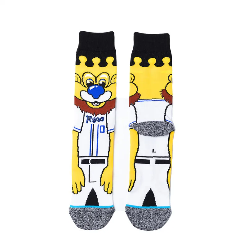 Новинка 2020 чудесные мужские носки в стиле Харадзюку забавные с мультяшным аниме