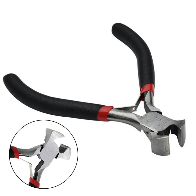 Новинка мини-плоскогубцы из нержавеющей стали с изогнутым носом длинным