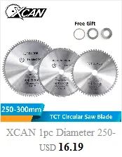 XCAN 1 шт. 210/250 мм 24/40/80 зубы деревянный отрезной диск оловянного покрытия карбида вольфрама TCT пила Лезвие Для Обработки Древесины Лезвие дисковой пилы
