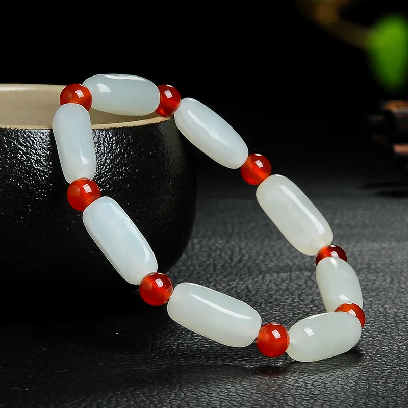 

Hot Selling Natural Fashion Bracelet Charm Jewellery Women's Hand-Carved Bracelet for Women Men Fashion Accessorie