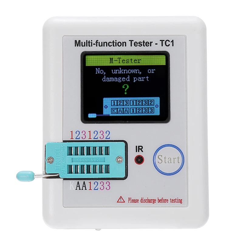 Многофункциональный тестер транзисторов TFT с подсветкой для диодов триодов