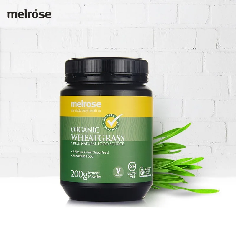 

ABM Melrose Organic Essential Green Superfood Nutrient WheatGrass Spirulina Powder Slimming Women Health Wellness Dietary Fiber