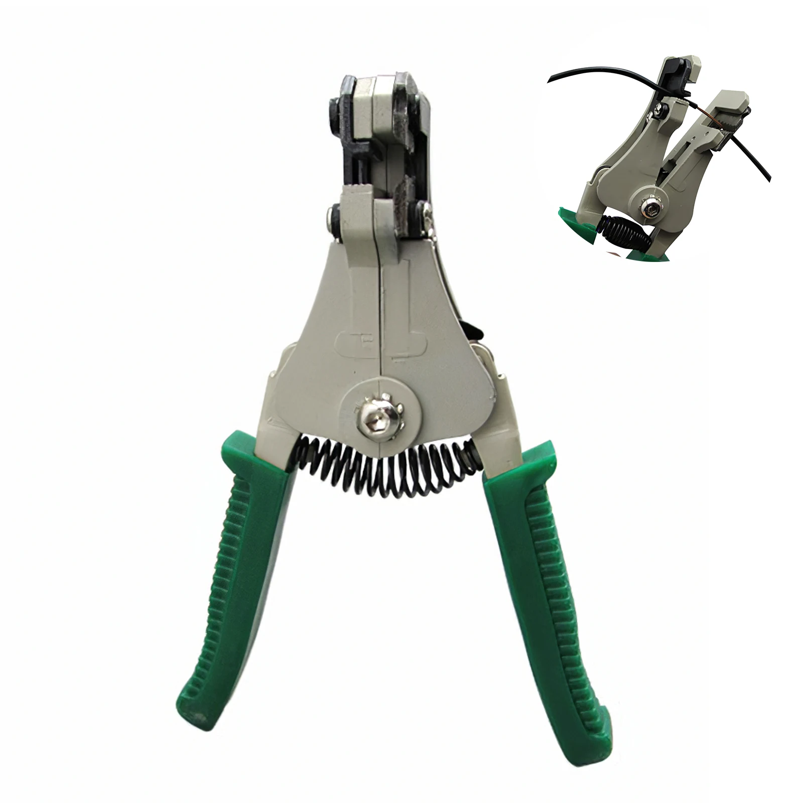 

Green Automatic Cable Wire Stripper Stripping Crimper Crimping Plier Cutter Tool Sharp Cutting Peeled Pliers Hand Tools