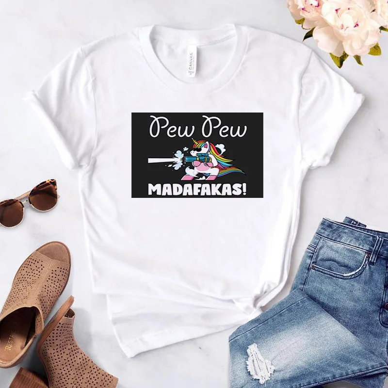 

Pew Madafakas T-shirts Women Short Sleeve Free Shipping Summer Crop Top Female Women-clothing Women's T-shirt for Girls Tops Tee