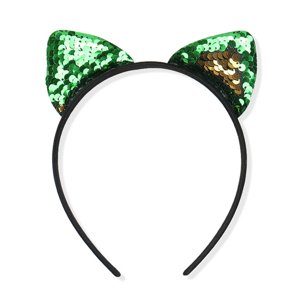 

Fabala Headband Cat Ears Hair Accessories Hair Hoop Hairband Glitter Sequins
