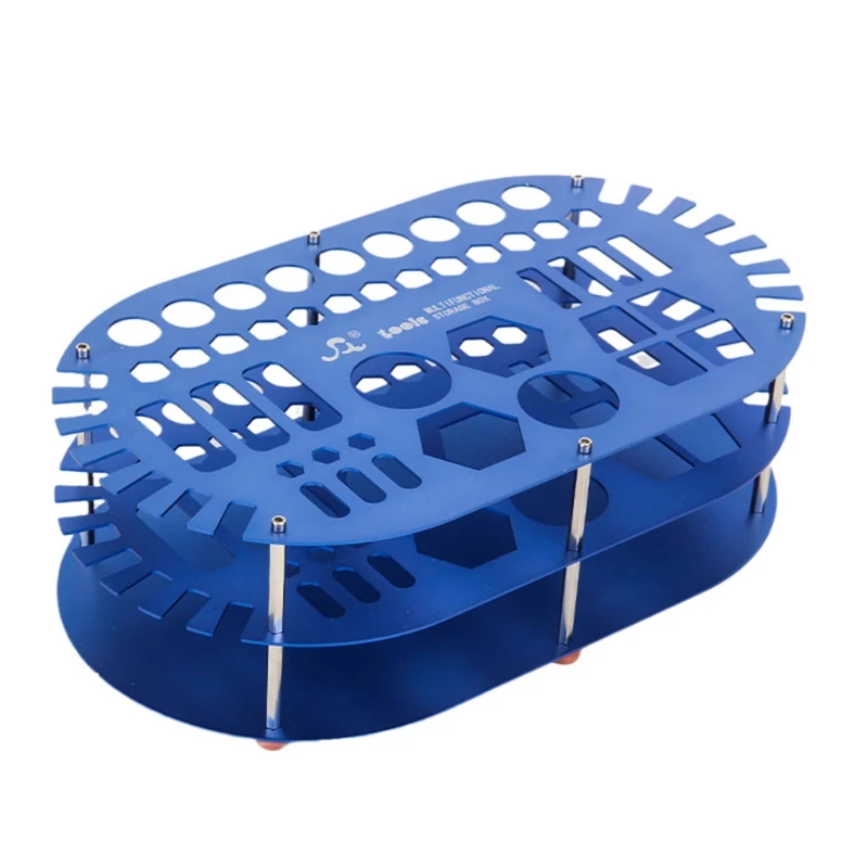 screwdriver storage box aluminum tool box components parts electronics tool kit mobile phone repair holder storage boxes popular free global shipping