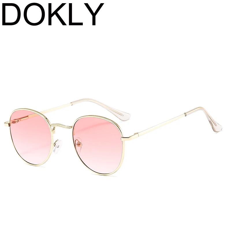 

Очки солнцезащитные Dokly женские в розовой оправе, зеркальные брендовые дизайнерские солнечные очки с прозрачным покрытием UV400