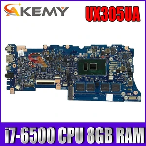 ux305ua with i7 6500 cpu ddr3l 8gb ram mainboard for asus ux305u ux305ua laptop motherboard 90nb0ab0 r00011 tested free shipping free global shipping