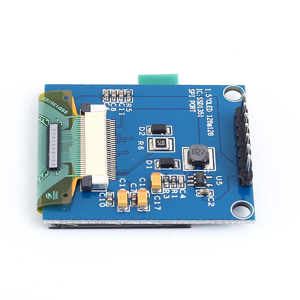 Дисплейный модуль OLED RGB дисплея 1 27 дюйма SPI 128x96 SSD1351 драйвер 128*96 цветной