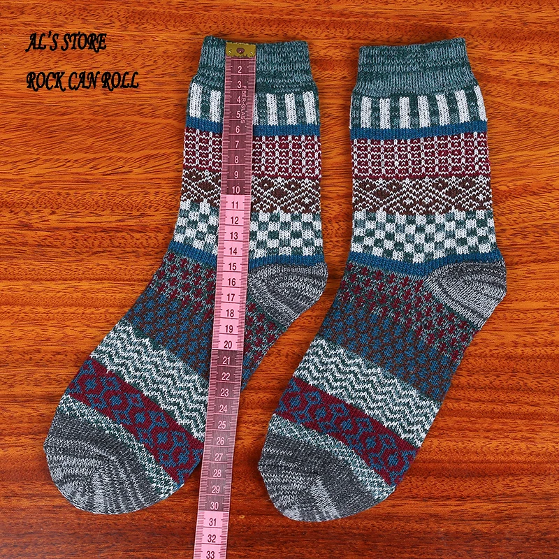

SK2 Super Quality Cotton Flexible Autumn Stockings Soft Thick Warm Stylish Durable Socks For Foot 24-28cm