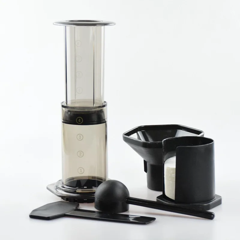 

Portable Coffee Maker French Presses Coffee Percolato Air Press Espresso Machine Reusable Coffee Filter with 350Pcs Filter Paper