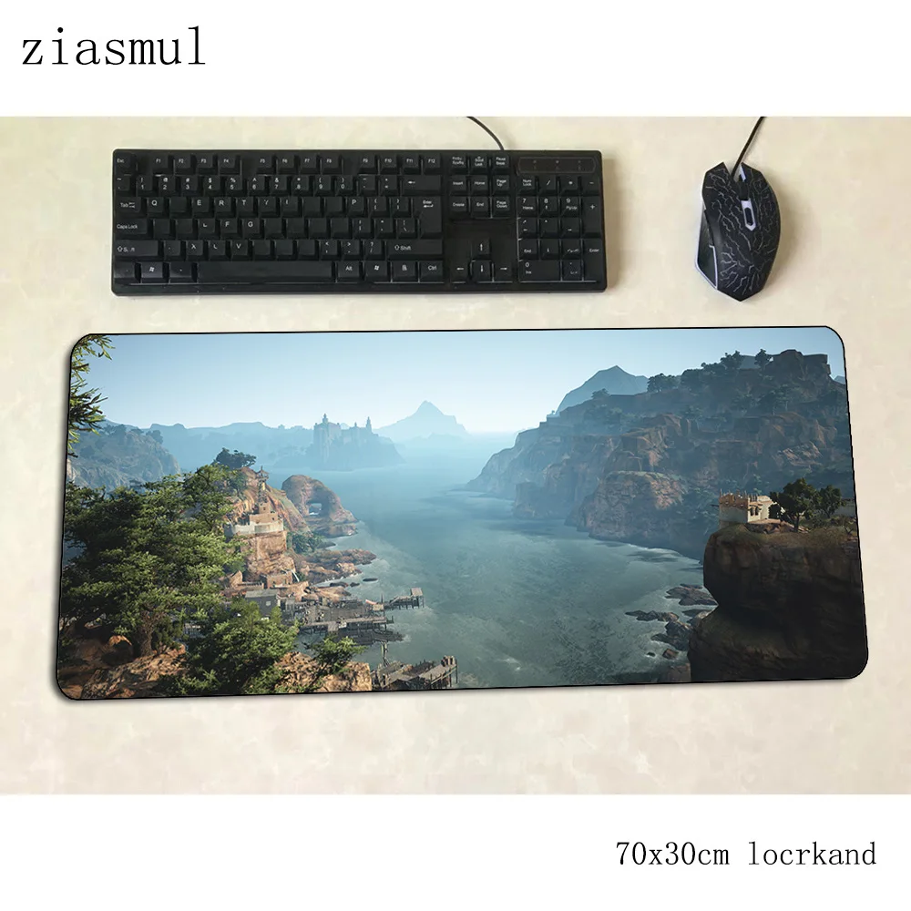 Черный коврик для мыши в стиле пустыни xl компьютерный 700x300x3 мм игровой большой