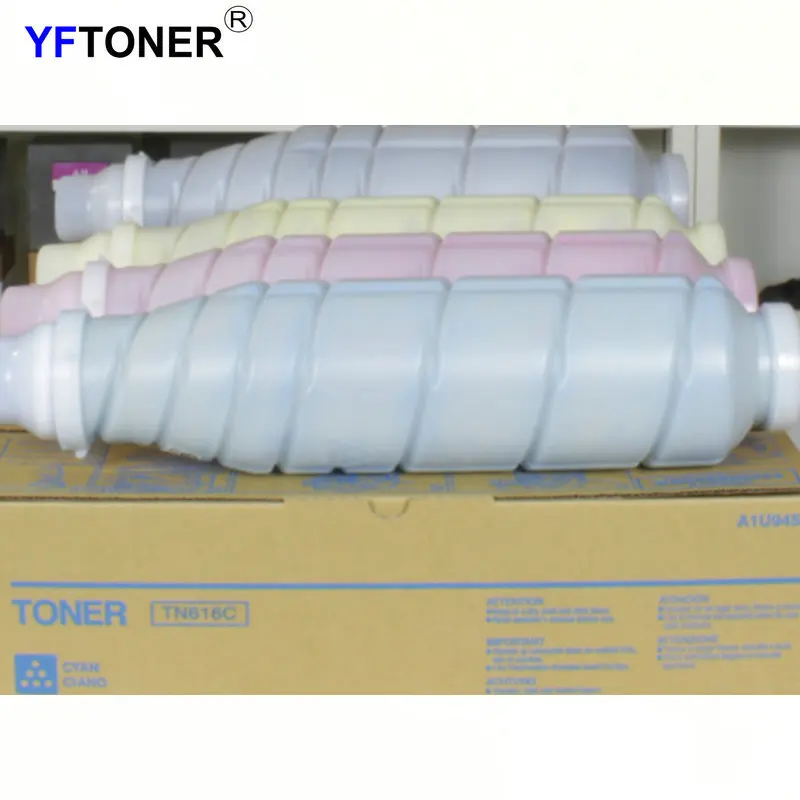 Тонер картридж YFTONER для Konica Minolta японский тонер TN615 C8000 TN615K TN615C TN615Y TN615M A1DY130 Y230 Y330
