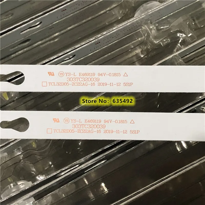 2 шт./комплект светодиодная лента для подсветки телевизора MI 32 дюйма 564 мм |