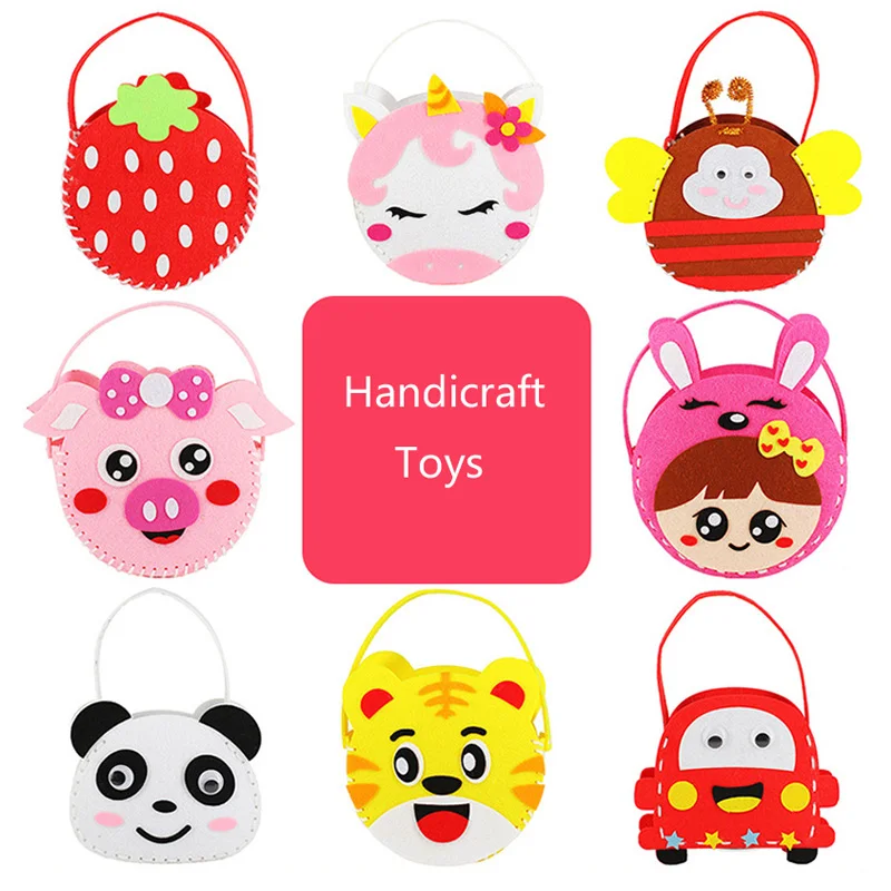 Нетканые игрушки для рукоделия, игрушки для животных, сумки для рукоделия, развивающие игрушки для детей, подарки